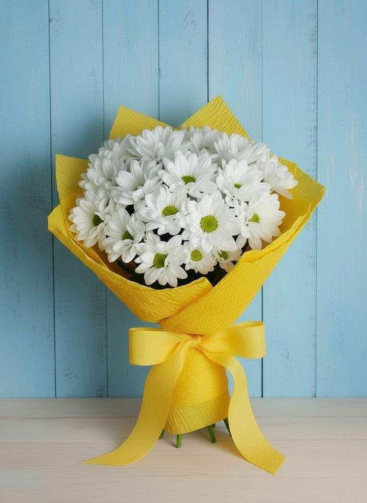 Букет цветов из: Хризантемы в Песь