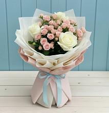 Букет цветов из:  Розы #REPLACE_PRED# Песь