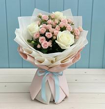 Букет цветов из:  Розы в Песь