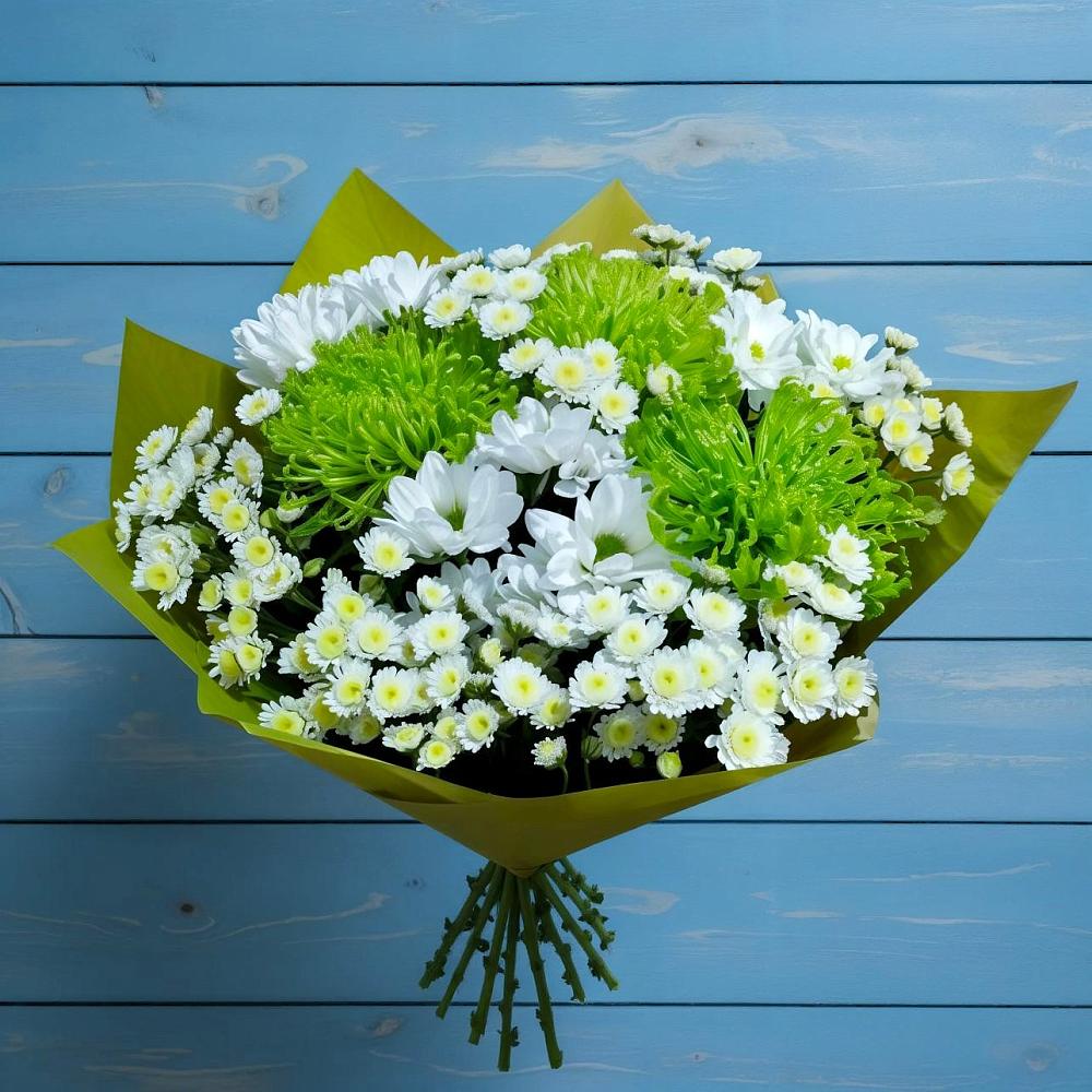 Букет цветов из: Хризантемы в Песь
