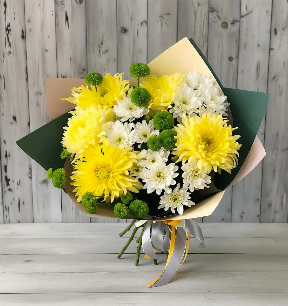 Букет цветов из: Хризантемы в Песь