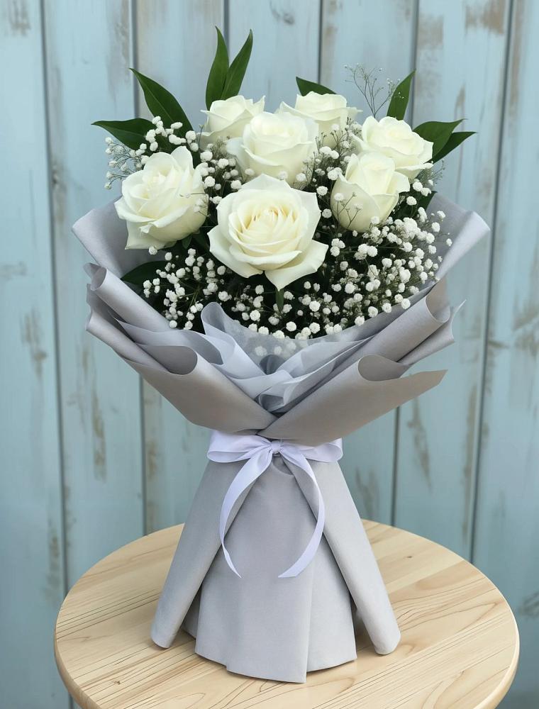 Букет цветов из: Розы в Песь