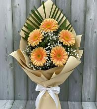 Букет цветов из:  Герберы в Песь