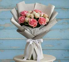 Букет цветов из:  Розы в Песь